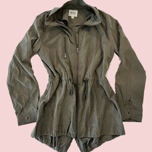 MINE Women's Utility Jacket in Olive Green